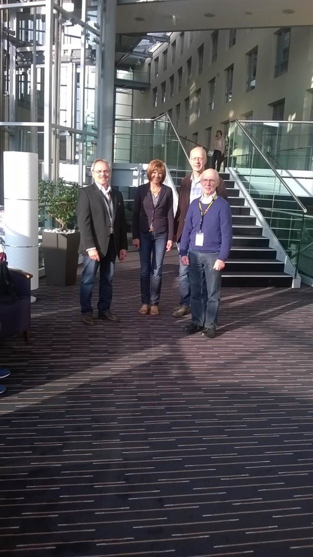 Auf dem Bild von links nach rechts:  Rainer Röper, Anke Sticken, Dr. Paul Brieler, Bernd Zabel  (nicht auf dem Bild:  Dr. Martin Soyka)