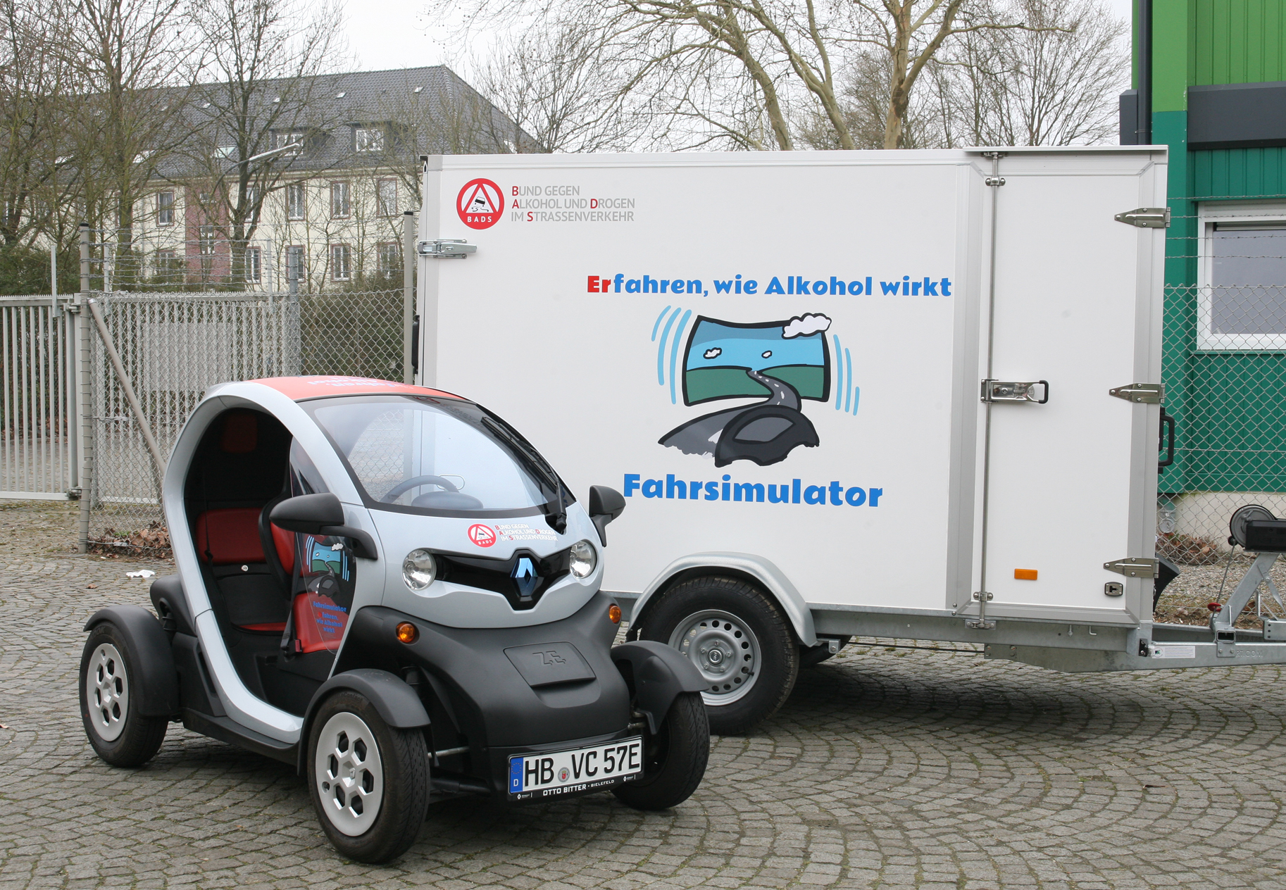 Neuer Realo-Fahrsimulator der Landessektion Bremen auf Basis des Renault Twizy